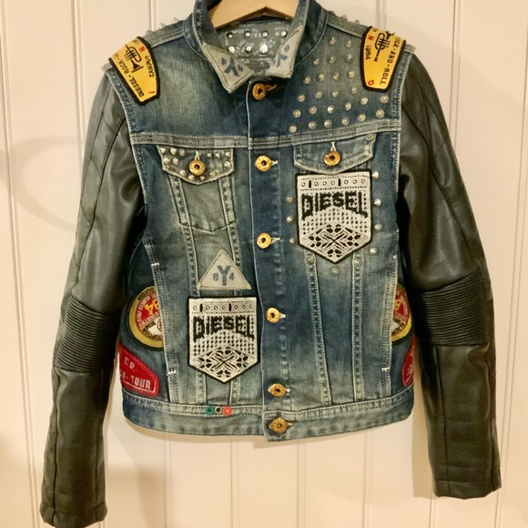 Diesel rock kids jacket size 8 - Picture 1 of 2